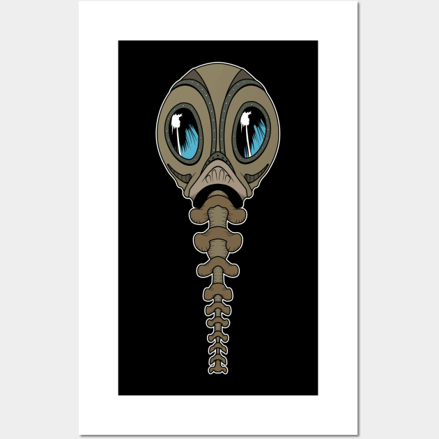 Sandman Mask Wall Art by Malakian Art